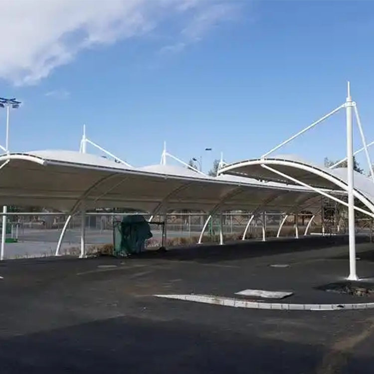 大理膜结构电动车棚