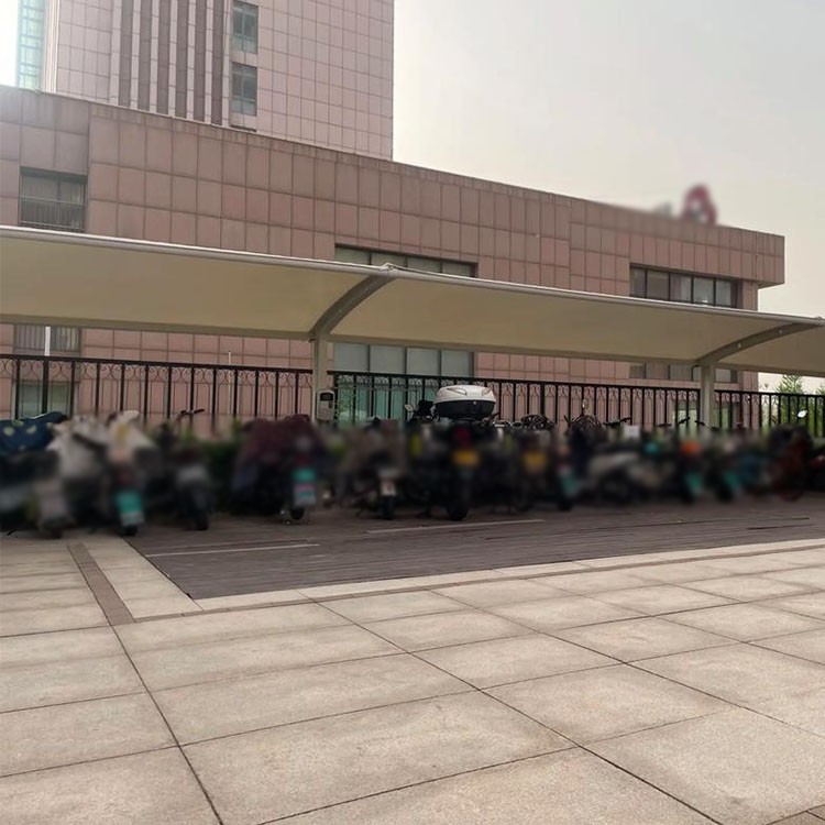 大理膜结构电动车棚