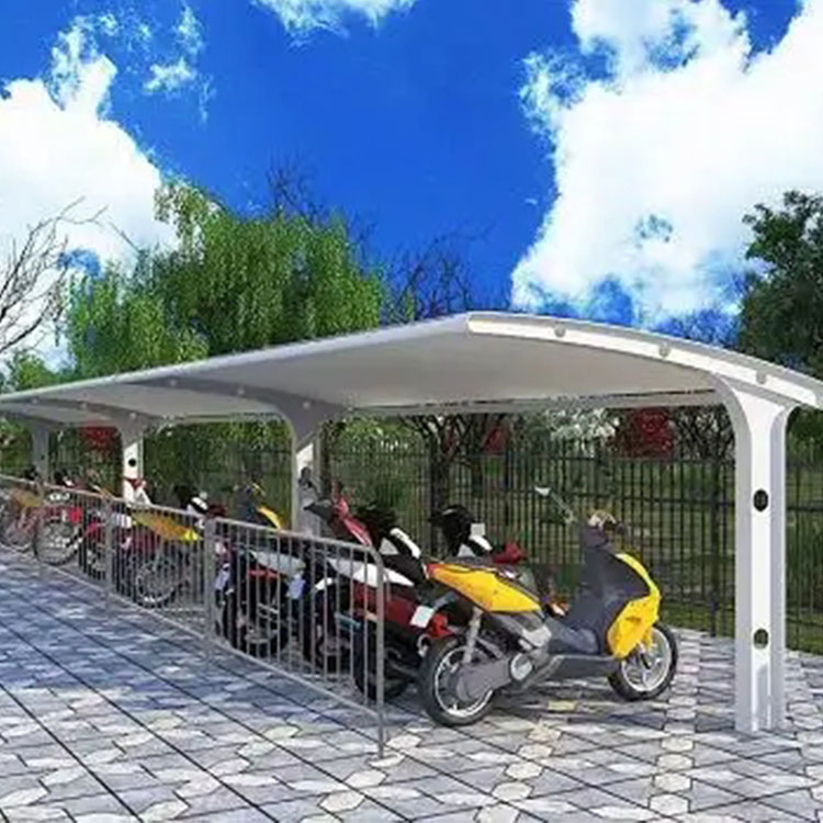 大理膜结构电动车棚